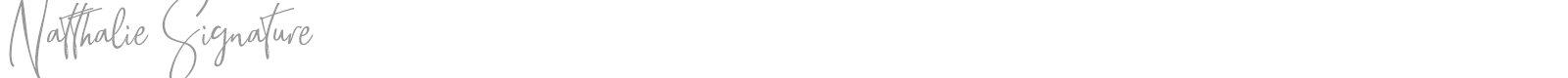 Natthalie Signature font preview